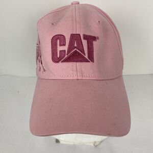 Wildlife Series CAT Caterpillar Pink Hat Cap Dri-Duck Rodeo Horse Branded
